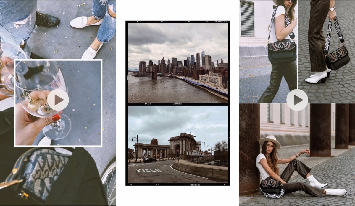 Красивый коллаж для Инстаграм