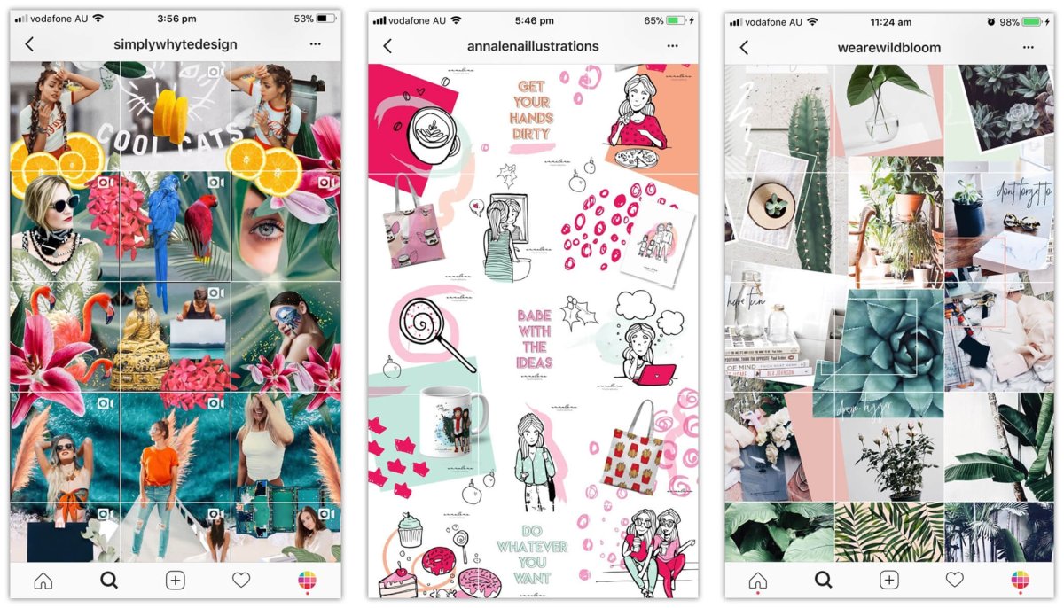 Оформление ленты в Инстаграм