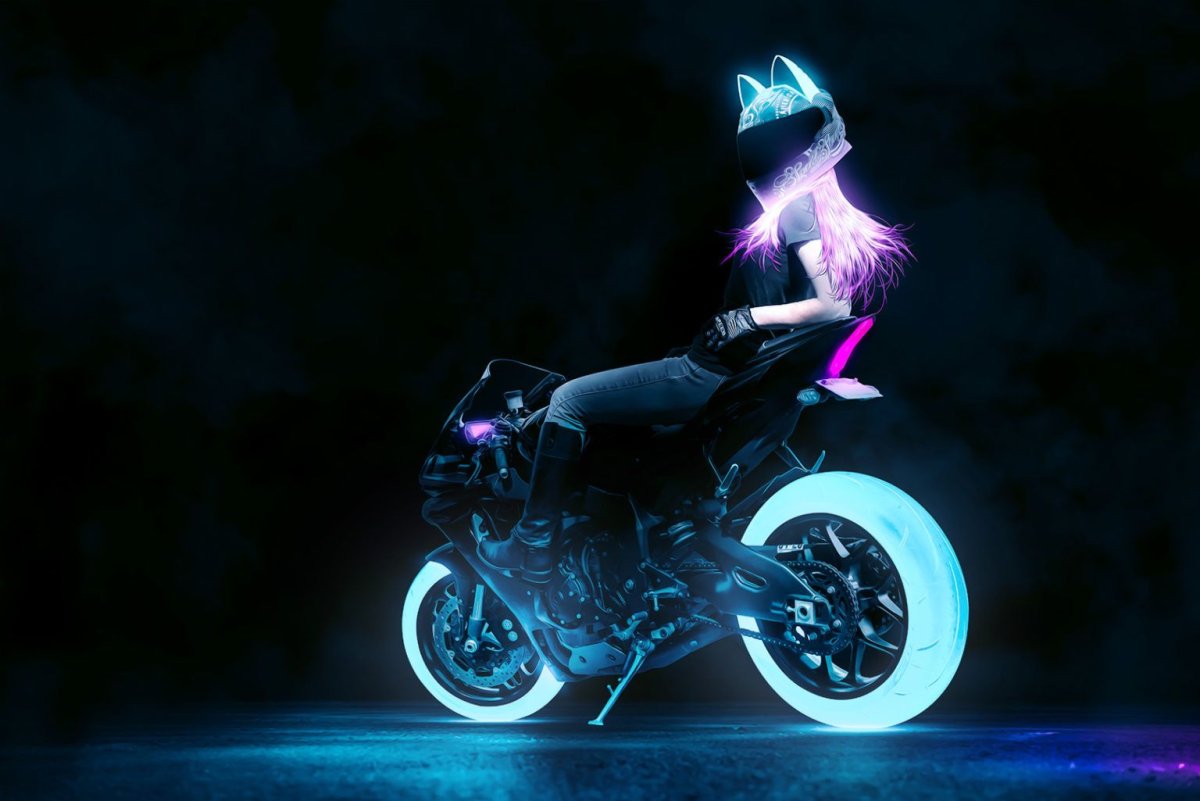 Ангел на мотоцикле