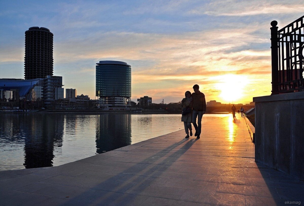 Екатеринбург осень набережная