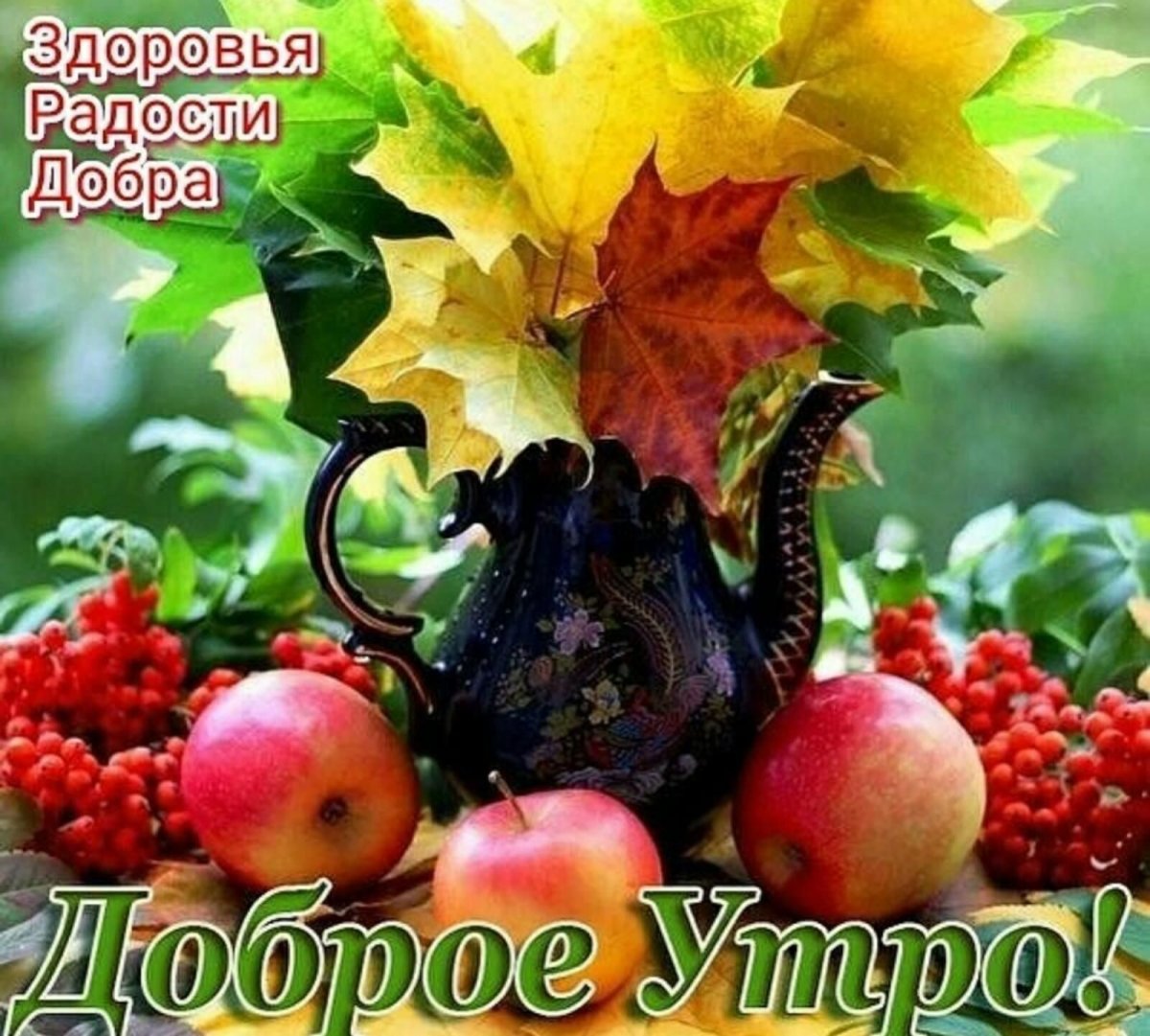 С добрым осенним утром