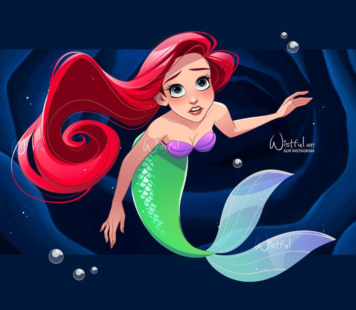 Сахарная печать Русалка