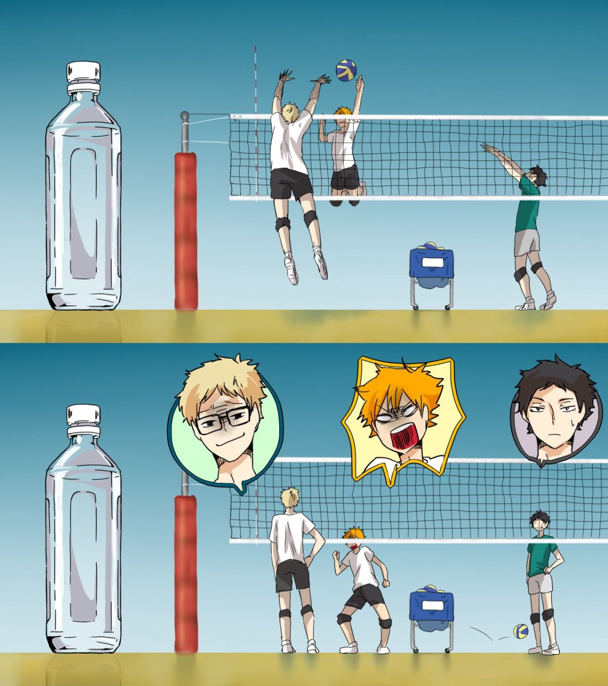 Волейбол Haikyuu мемы