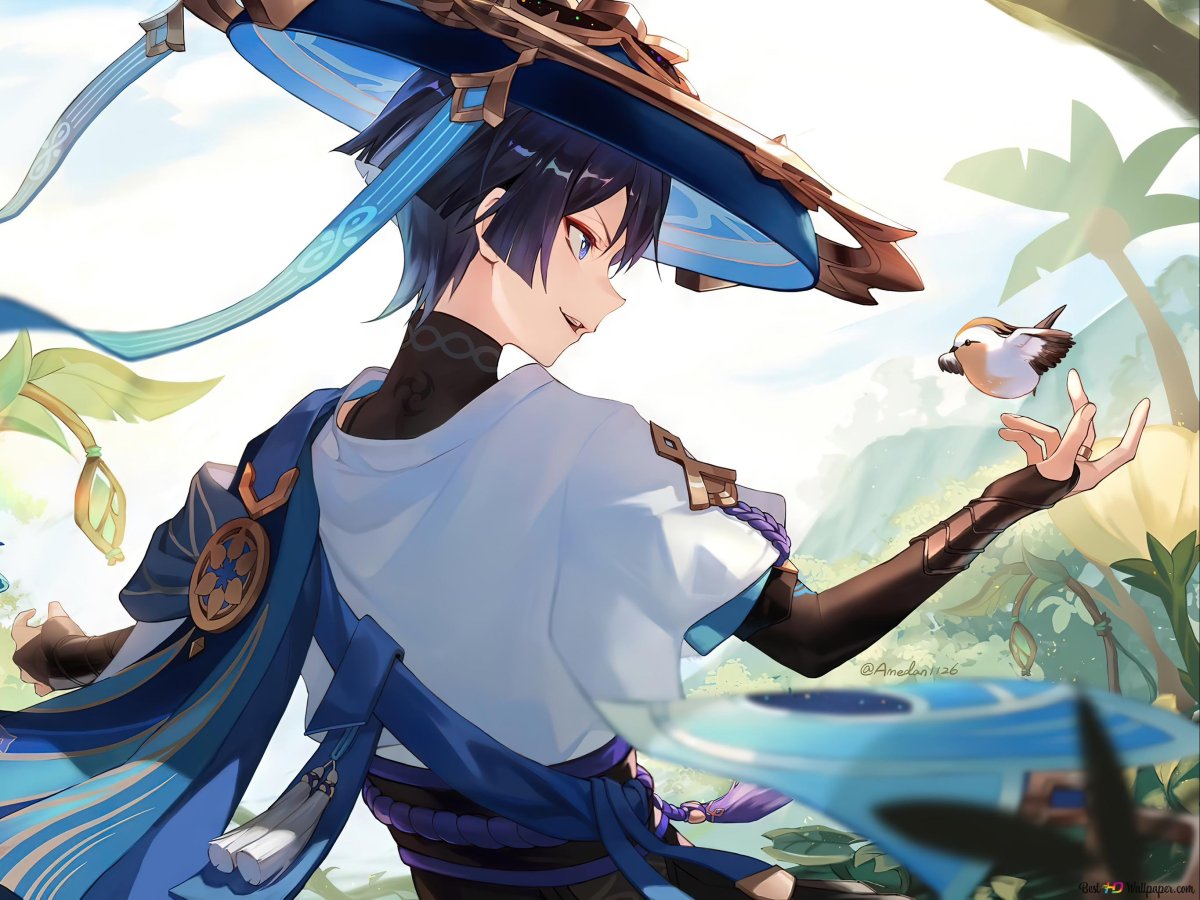 Геншин Импакт меню персонажа