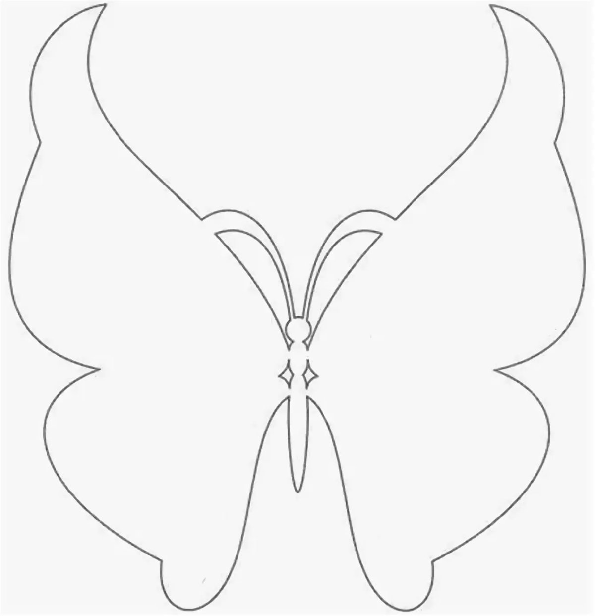 Бабочки для вырезки