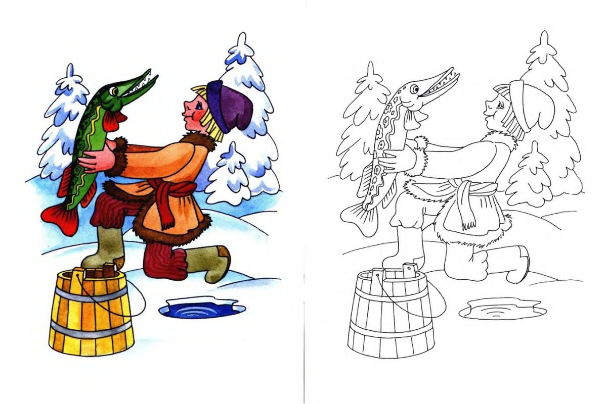 Лиса и журавль