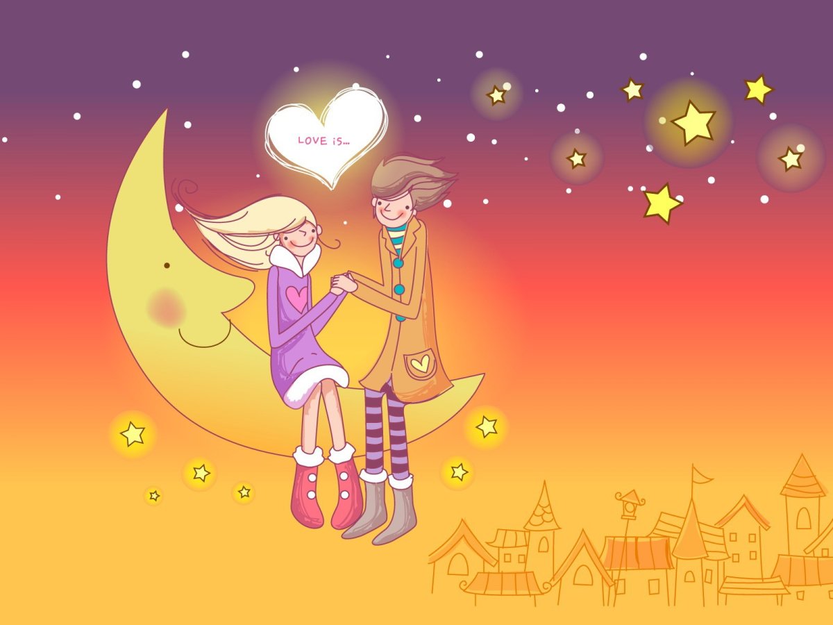 Рисунок на день влюбленных