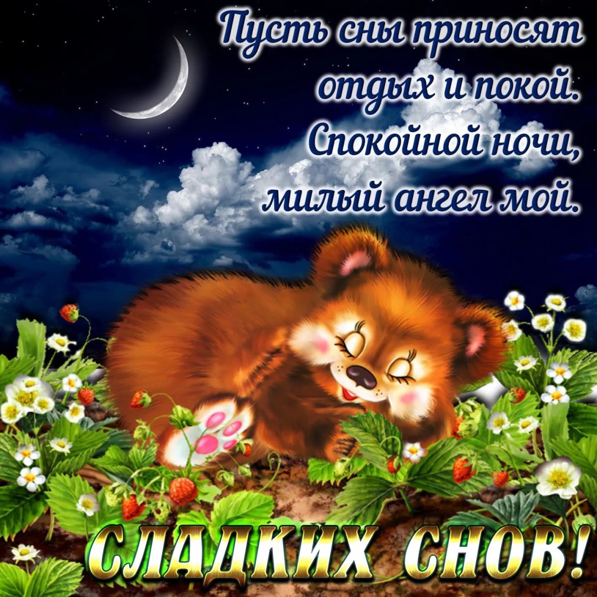 Пожелания спокойной но