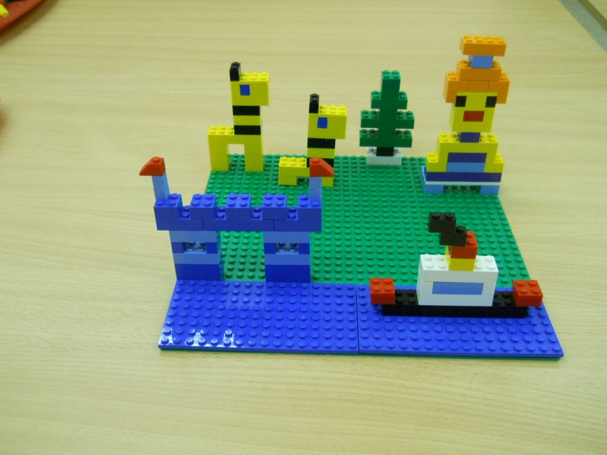 Зоопарк лего конструирование