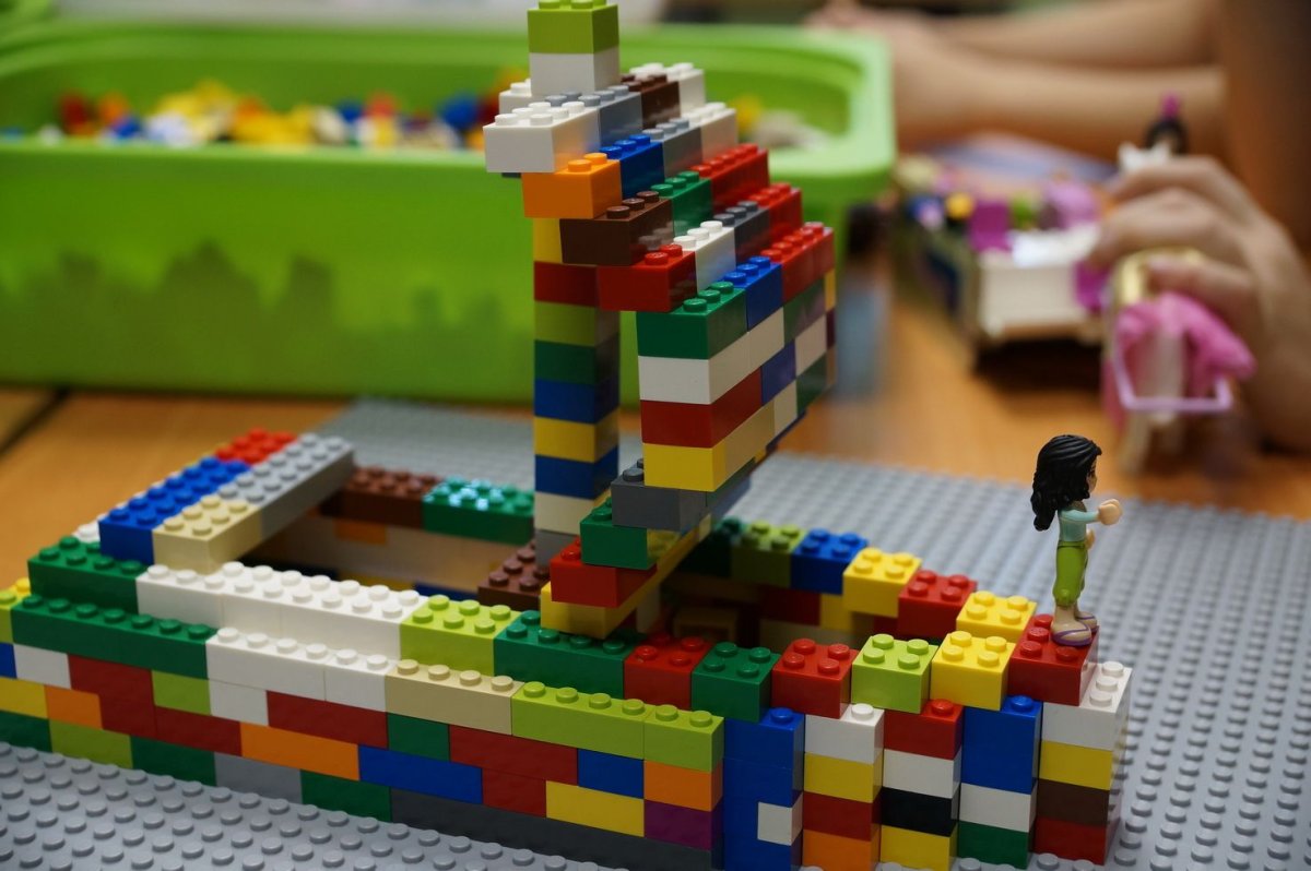 Мост из конструктора для детей