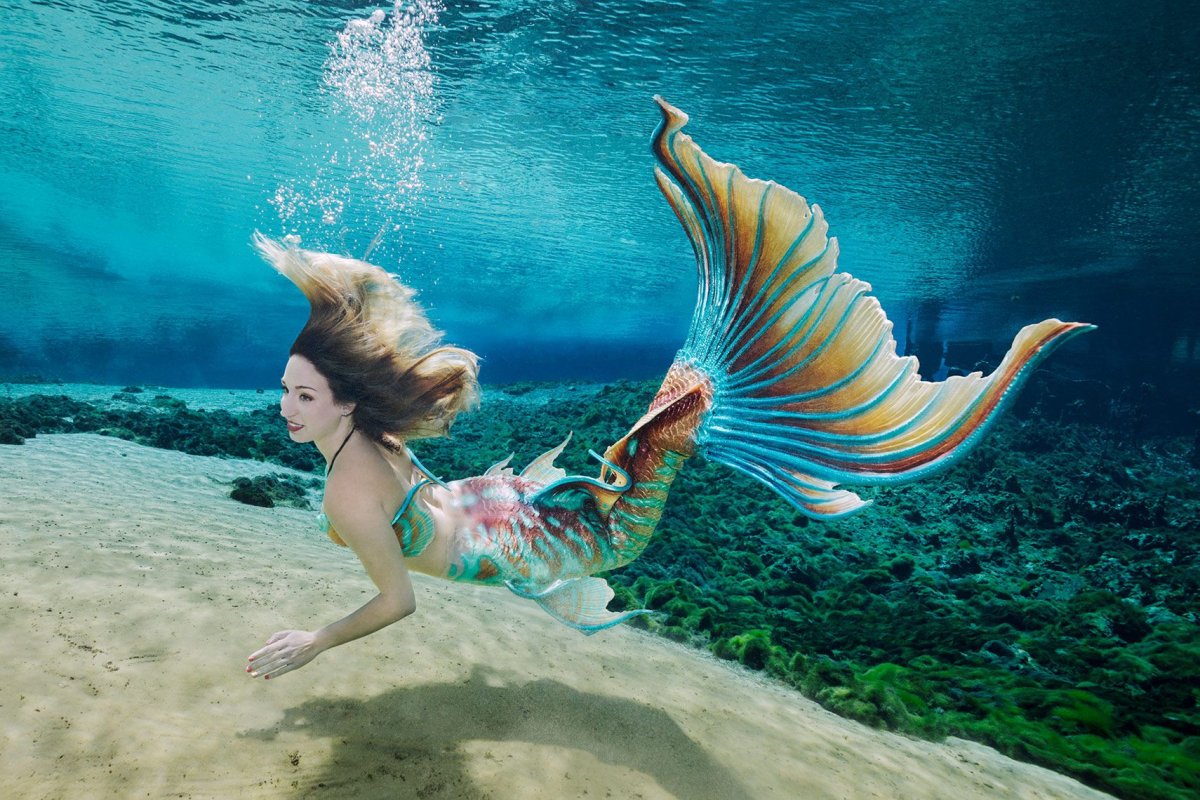 Молодые девушки-русалки