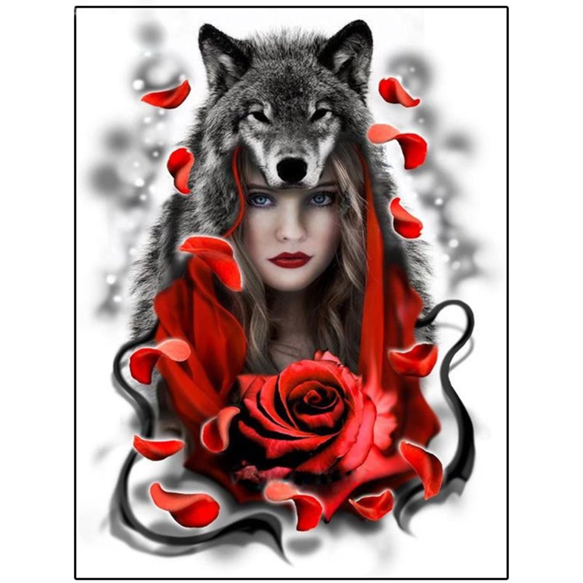 Девушка с волком