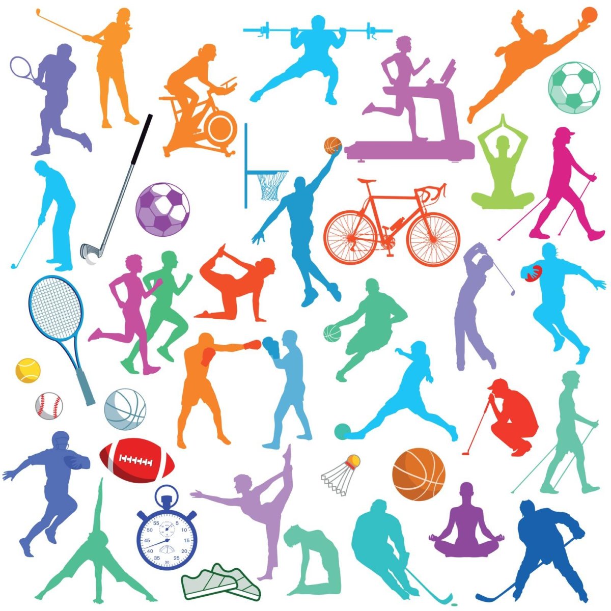 Креативный значок спорт