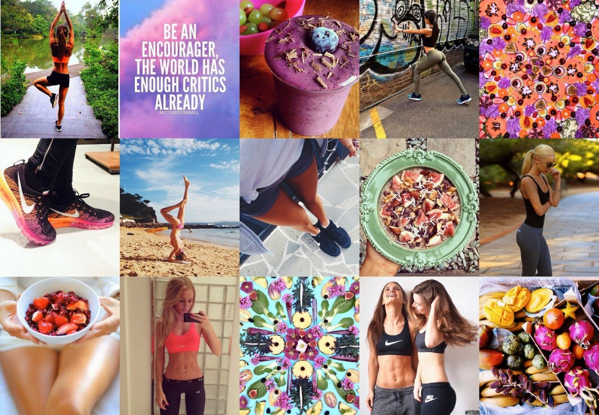 Визуал для инстаграмма фитнес