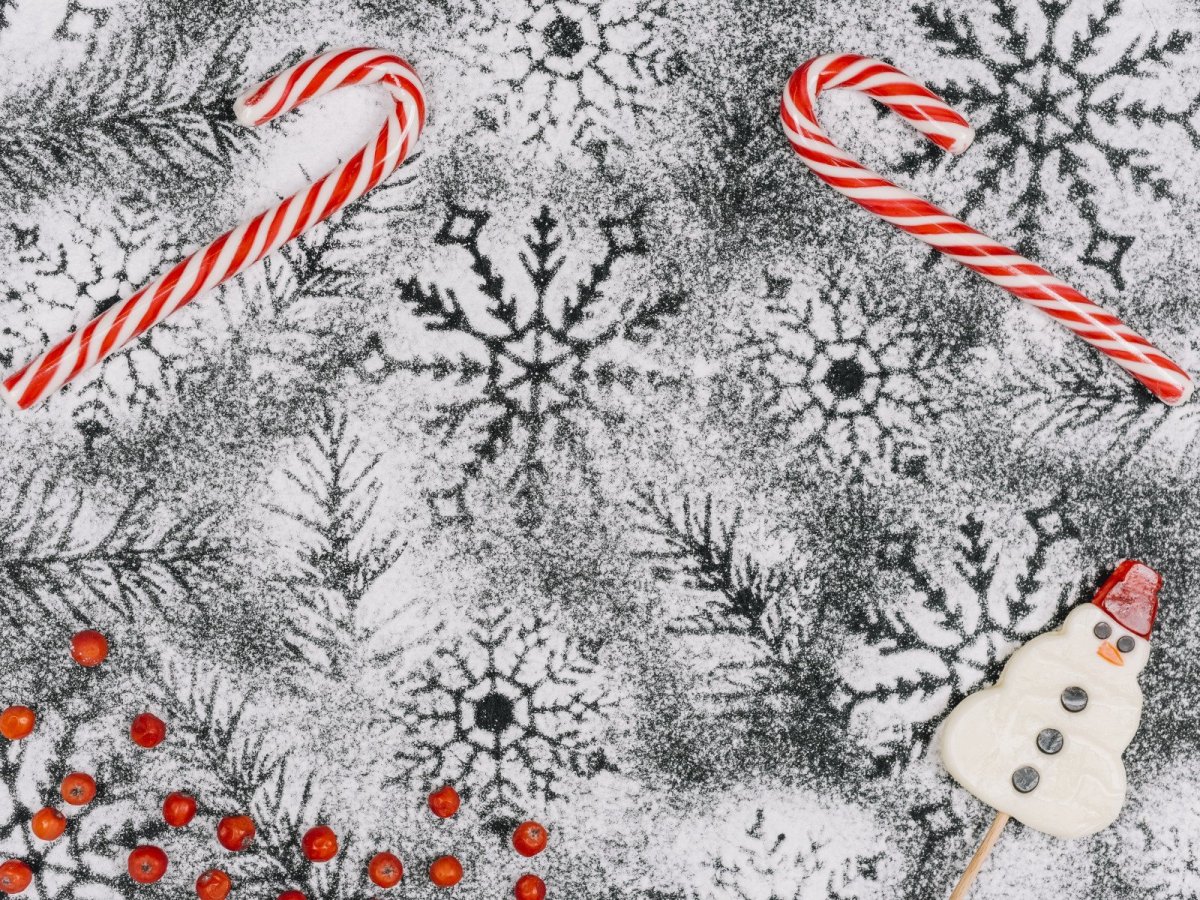 Стильные новогодние рисунки