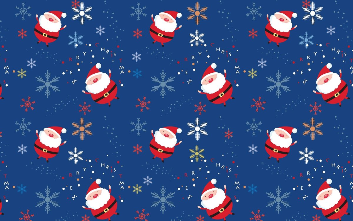 Новогодние паттерны с дедом Морозом