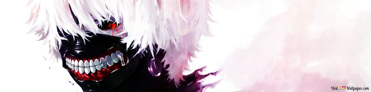 Канеки Кен с красным глазом