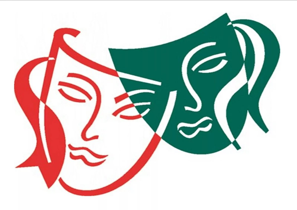 Значок Золотая Театральная маска