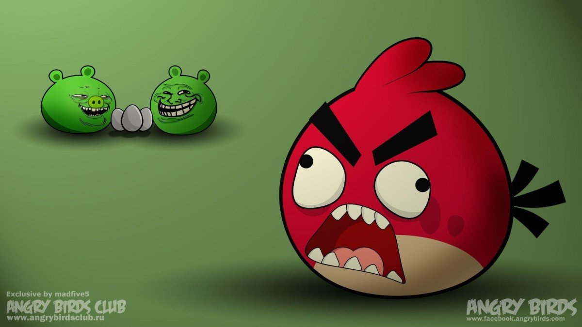 Злые птицы смешные