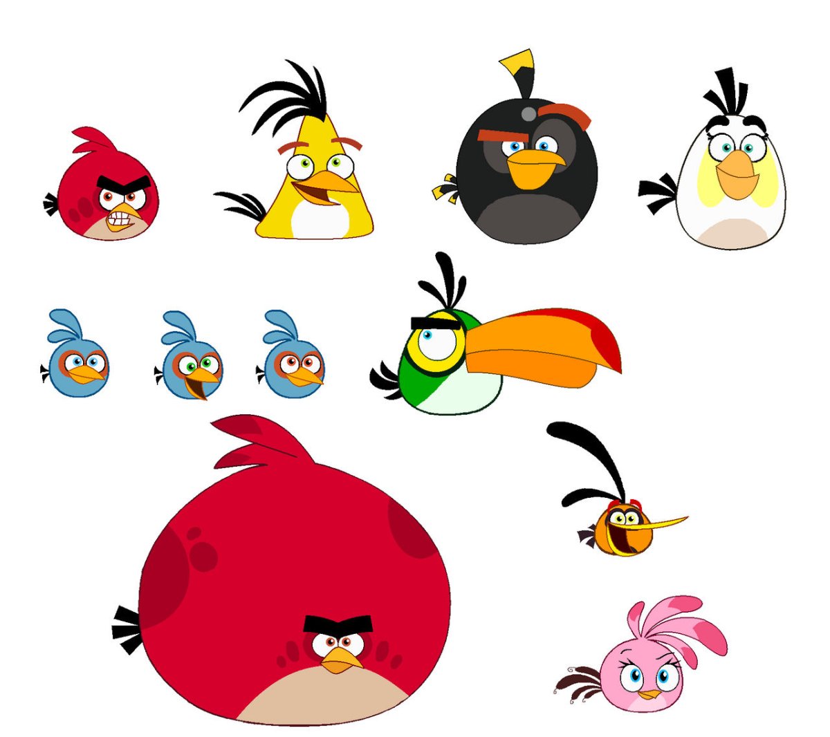 Angry Birds toons персонажи