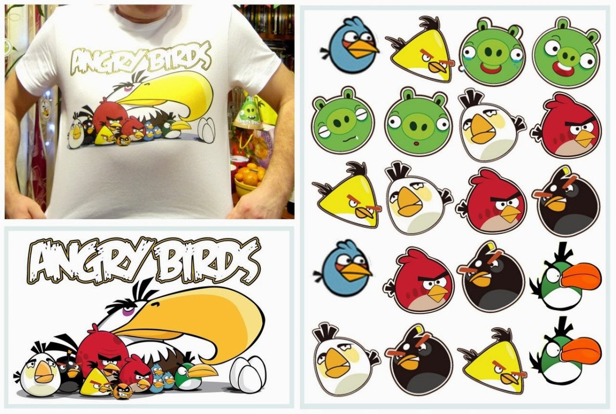 Энгри бердз с днем рождения