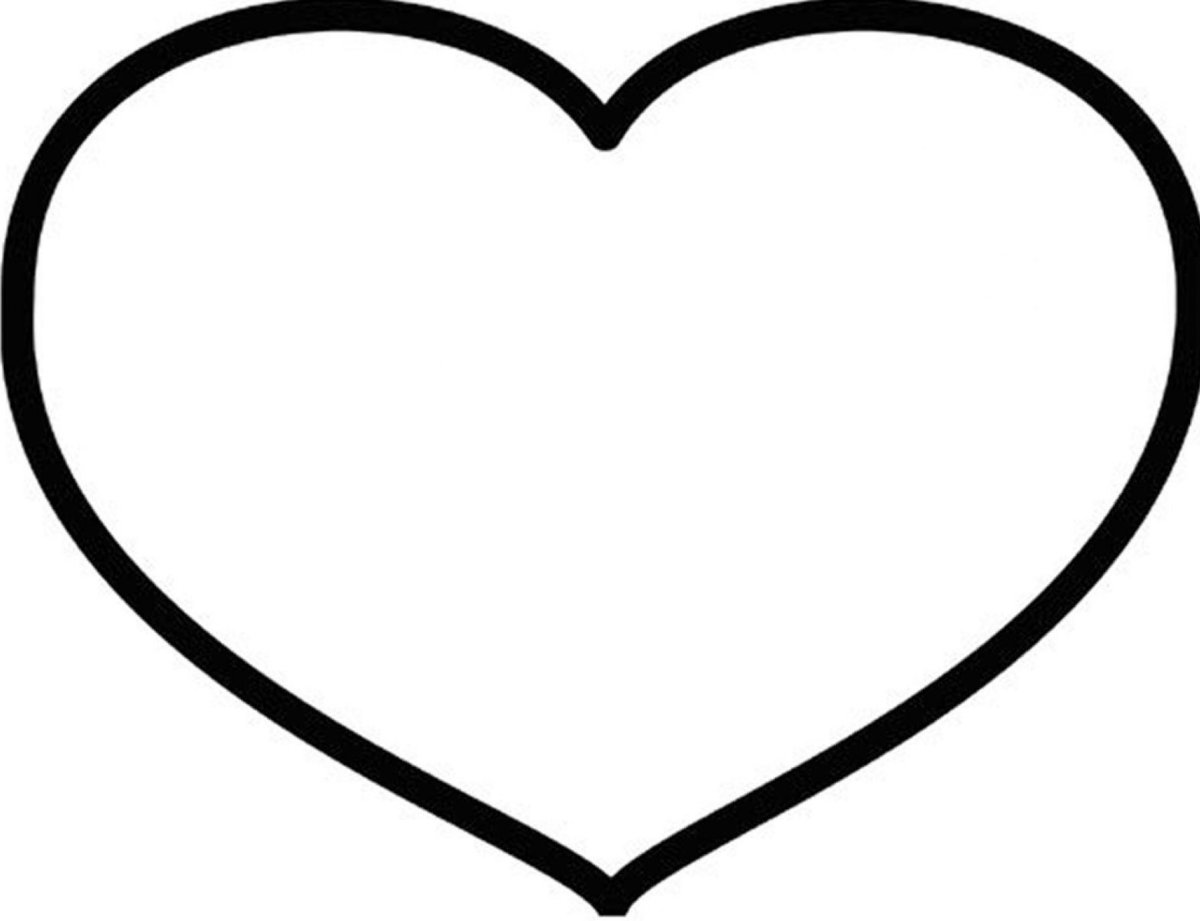 Сердце шаблон