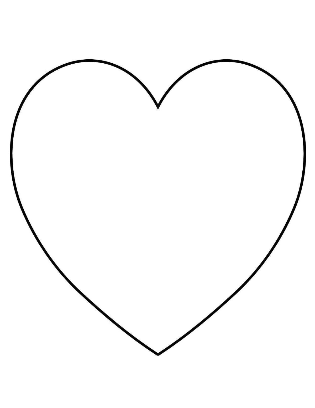 Сердце контур
