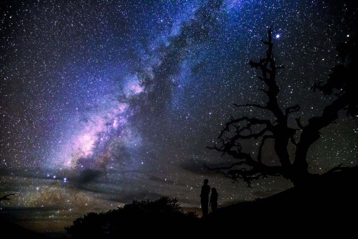 Ночное небо космос