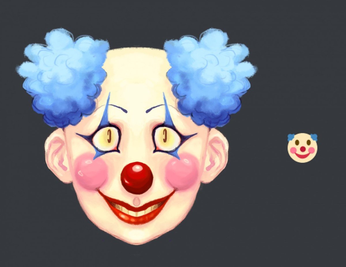 Лицо клоуна