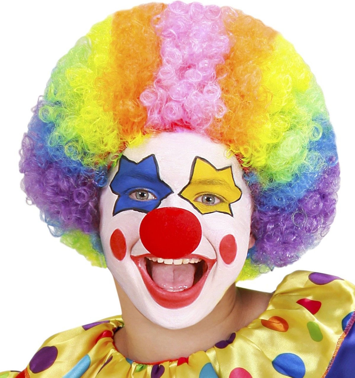 Портрет клоуна без носа