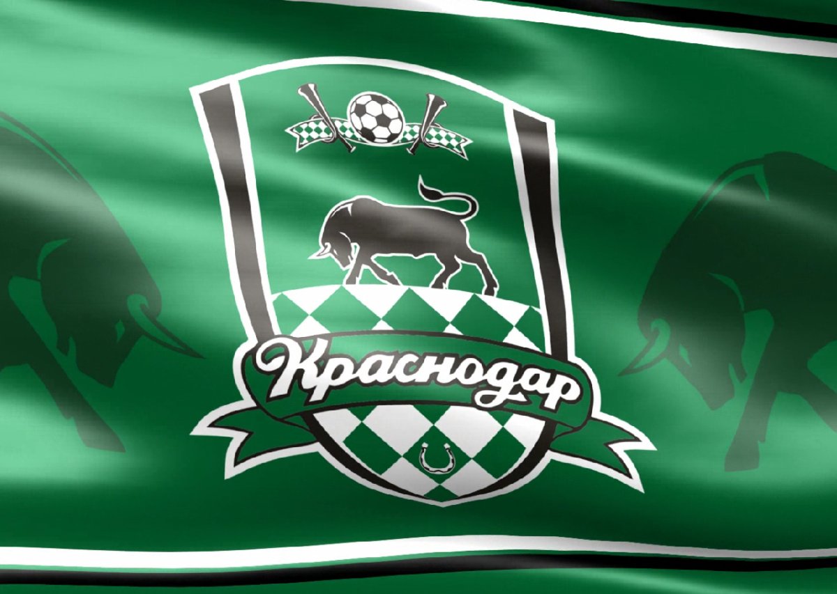 Флаг футбольного клуба Краснодар