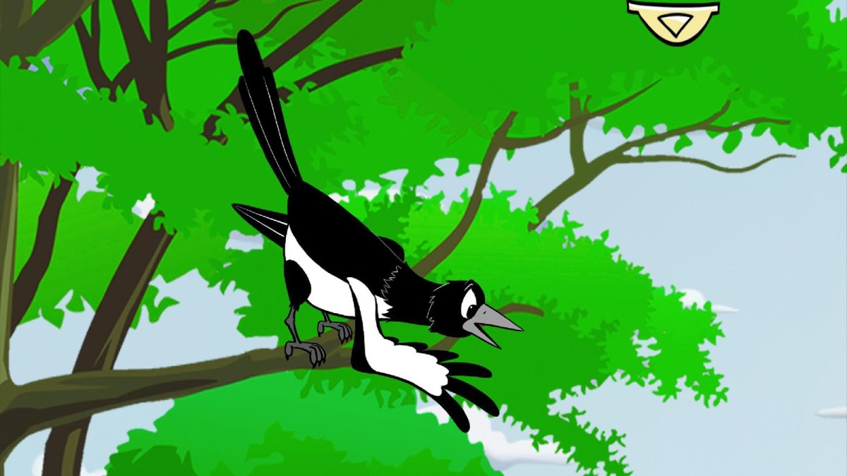 Сорока анимация