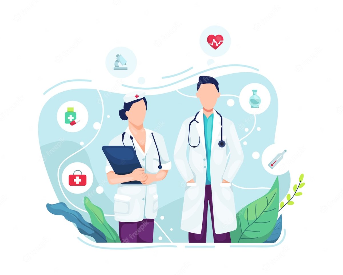 Современный врач рисунок