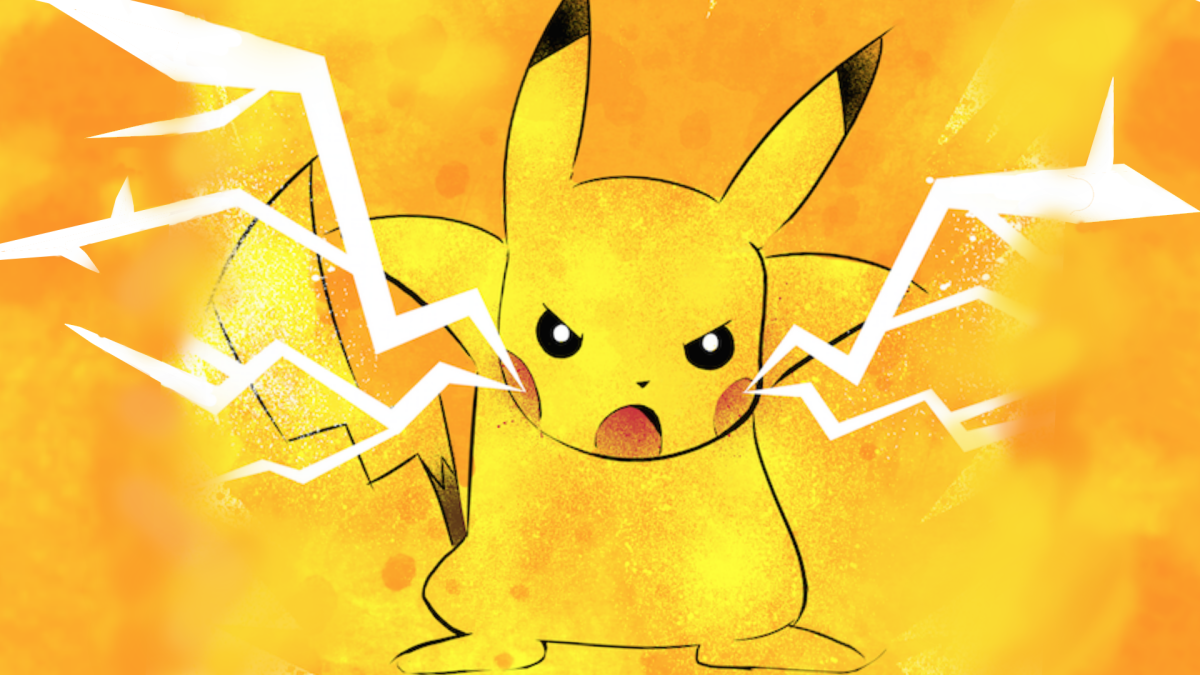 Покемон Пикачу арт