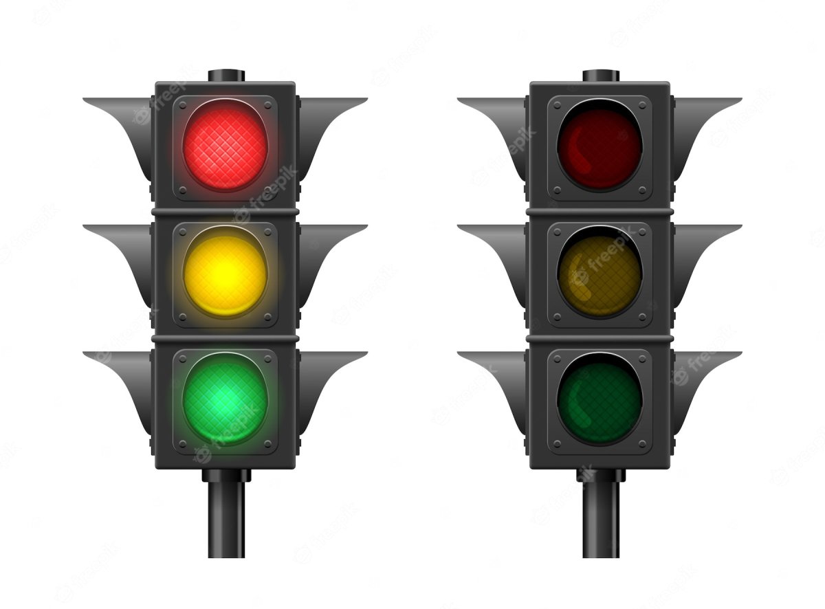 Сигналы светофора карточки