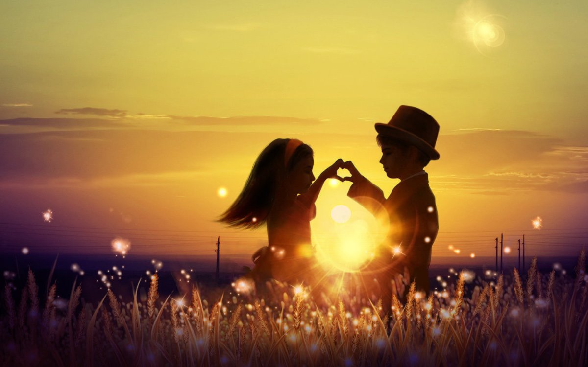 Влюбленные на Восходе солнца