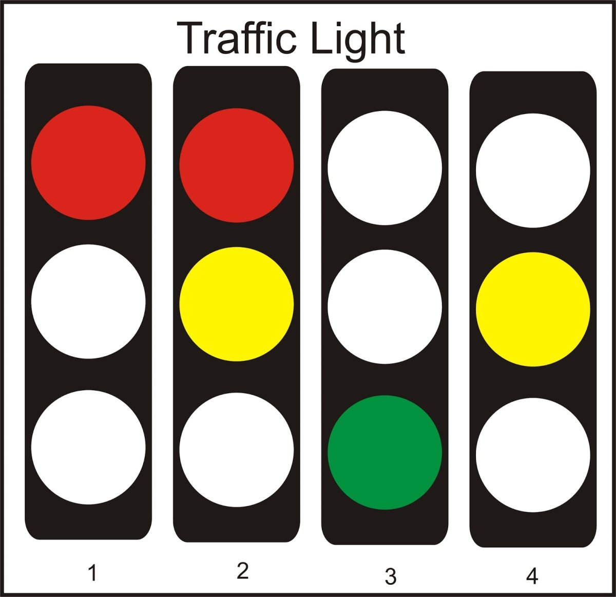 Как нарисовать светофор для детей