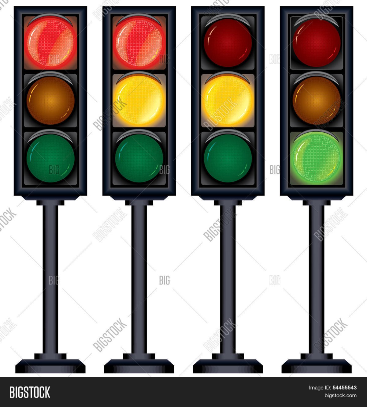 Светофор рисунок