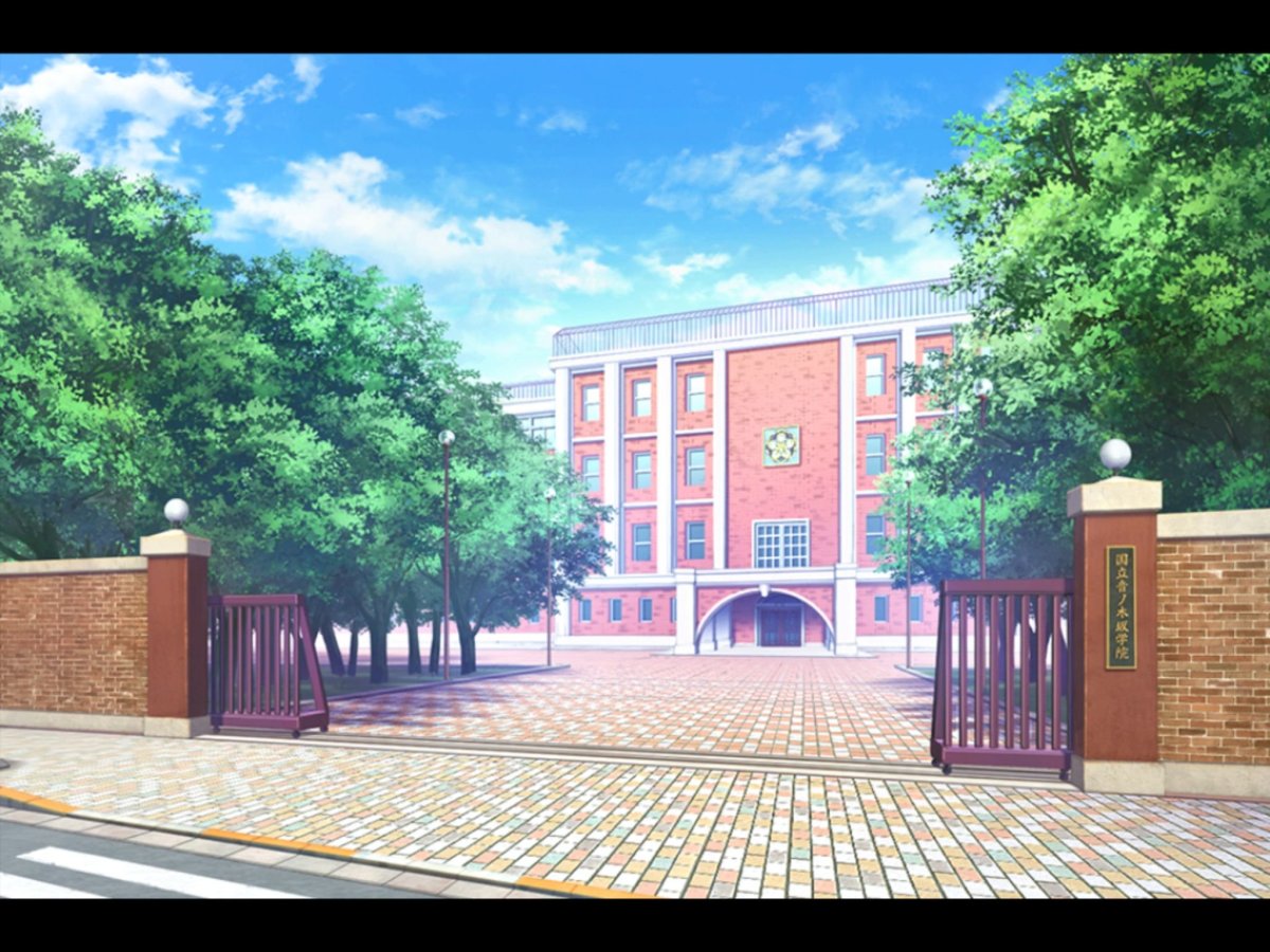 Гача лайф фон школа улица