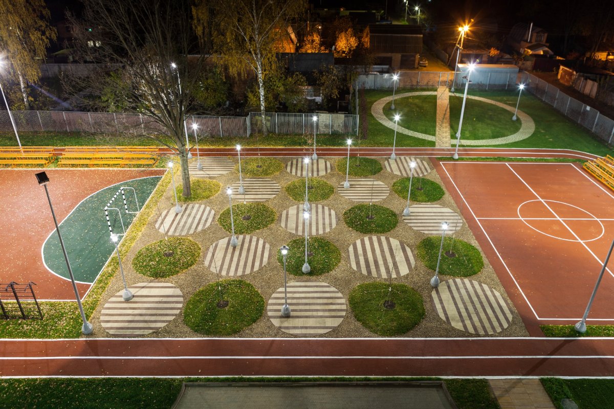 Школа в Мамонтовке архитектура