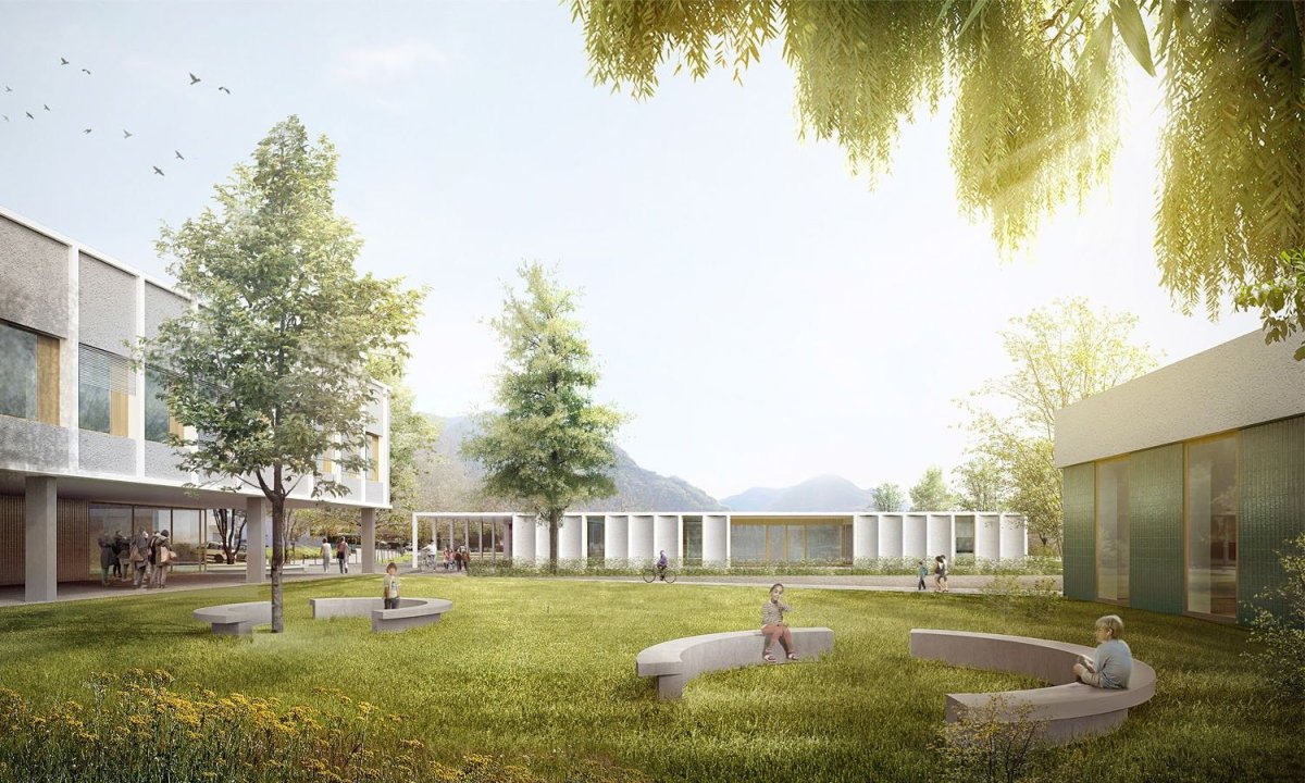 Проект школы с внутренним двором