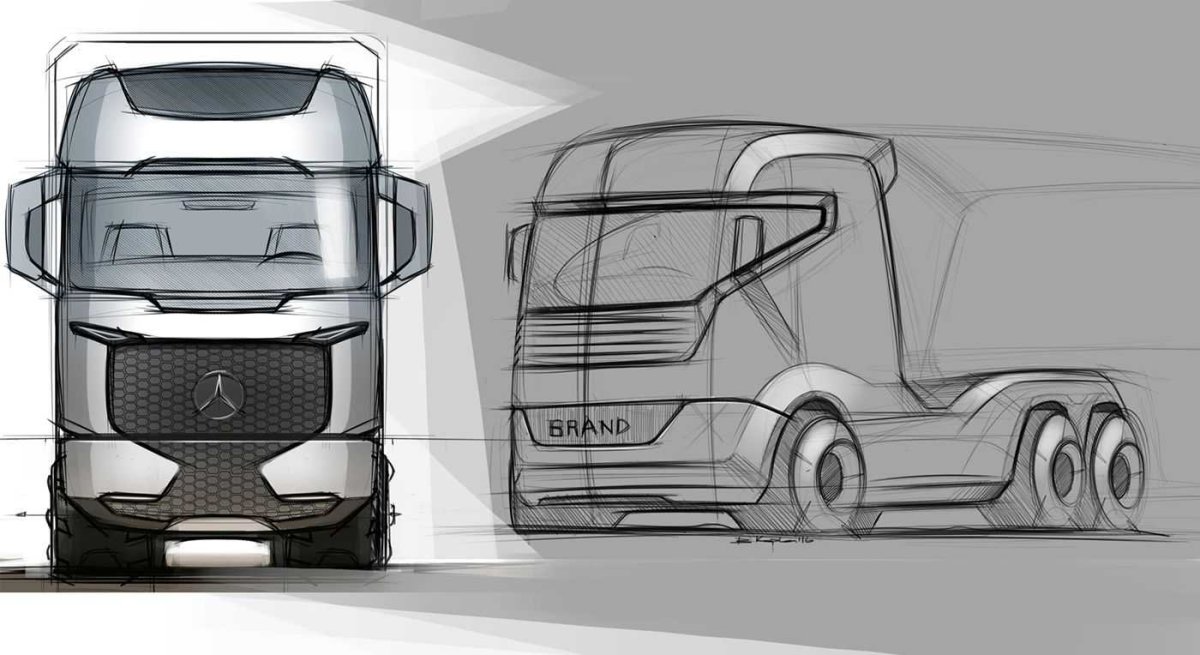 Тягач man Concept спереди