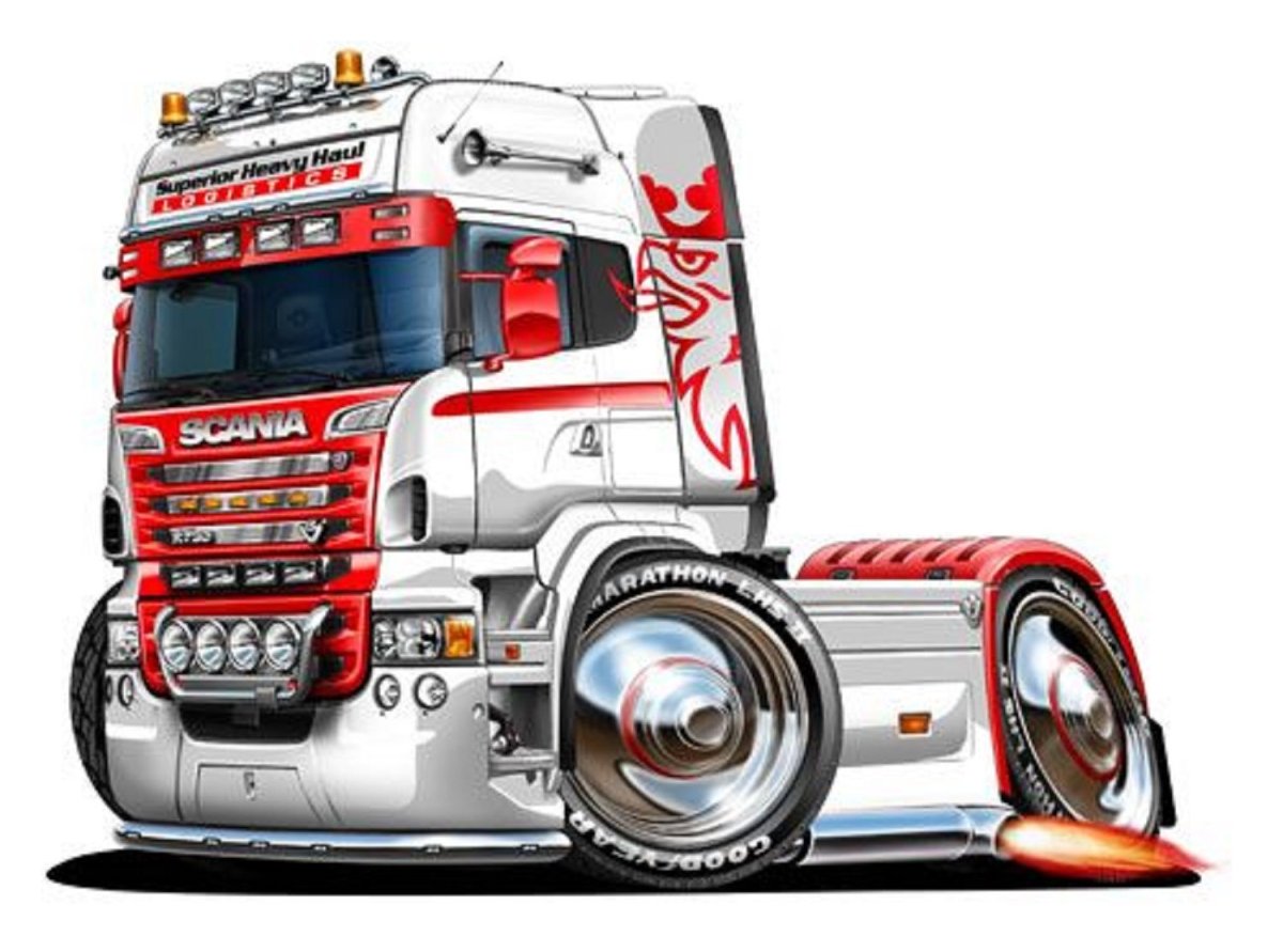 Гоночный грузовик Scania
