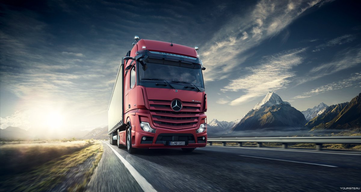 1920х1080 Мерседес Актрос