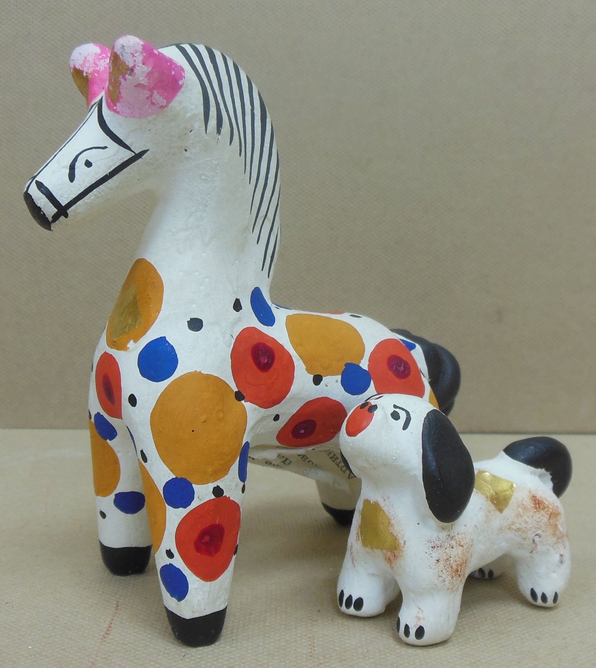 Аппликация Дымковская игрушка