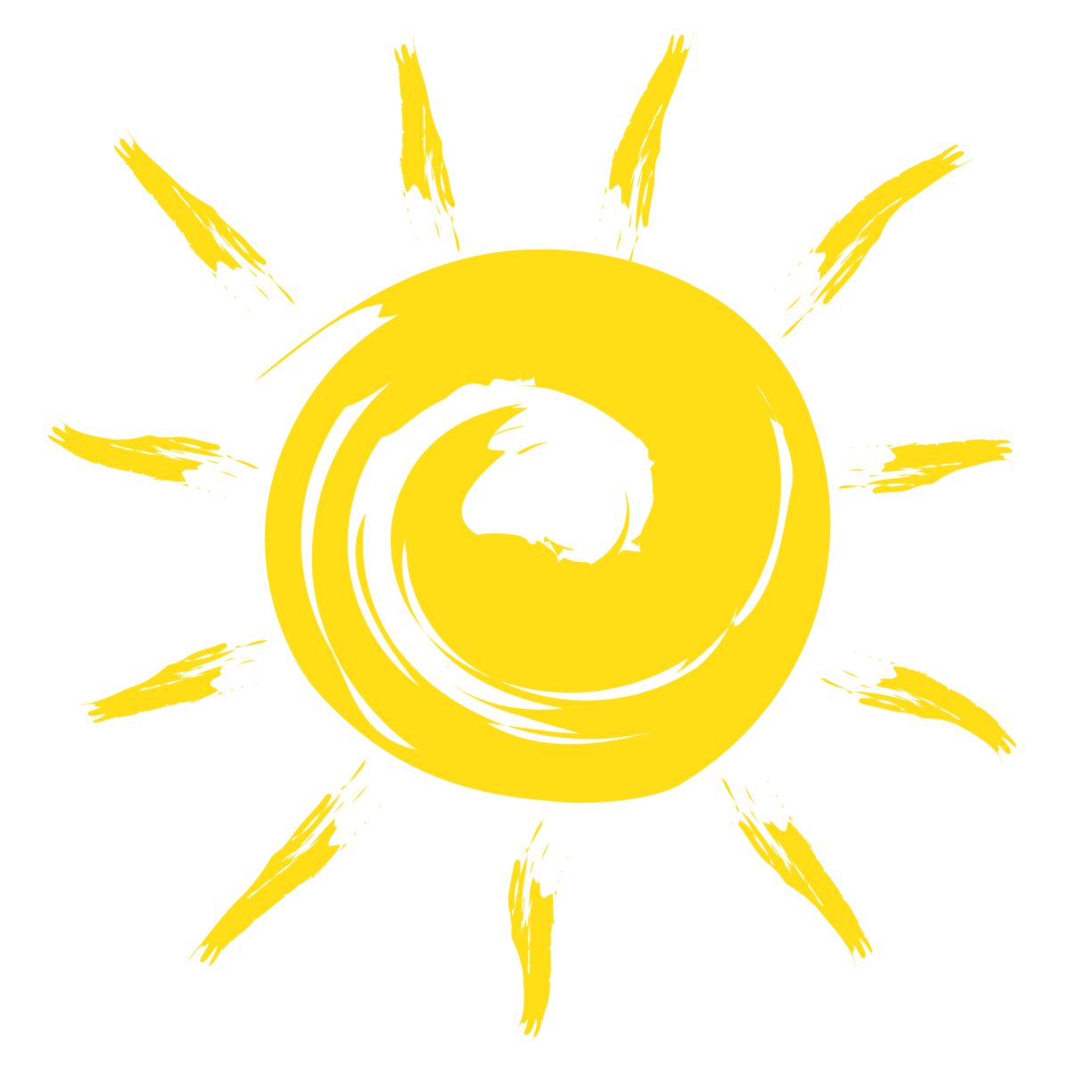 Солнце нарисованное