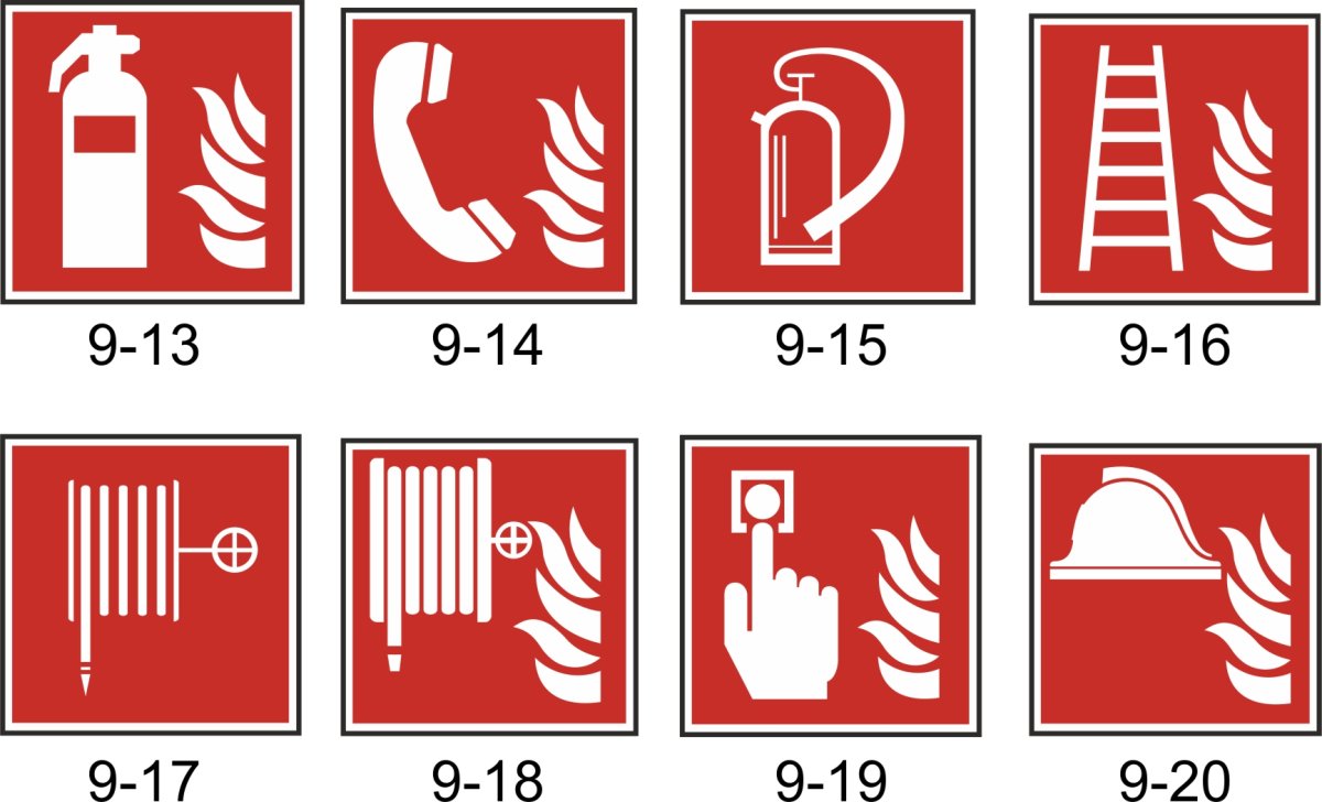 Пожарные таблички