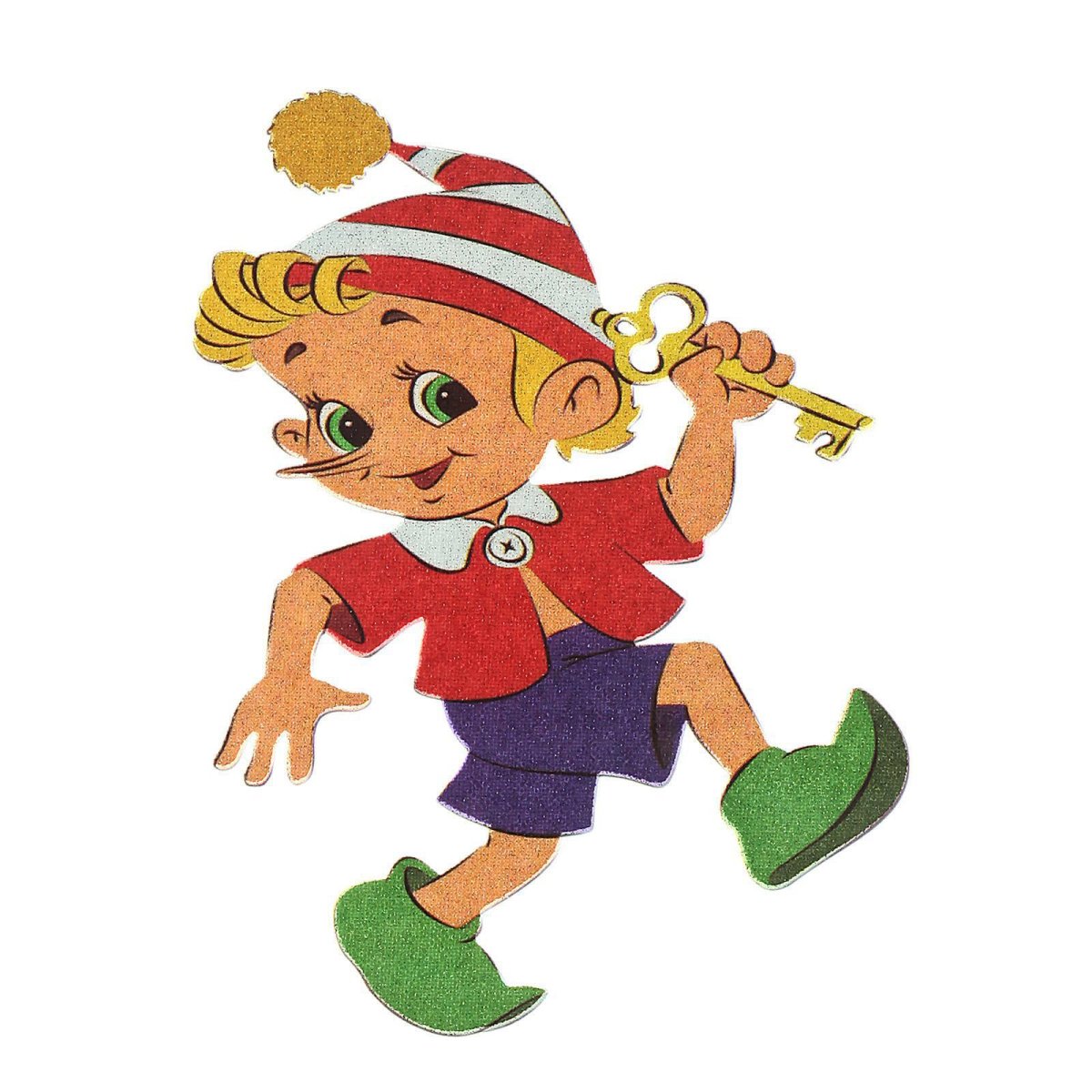 Буратино рисунок для детей