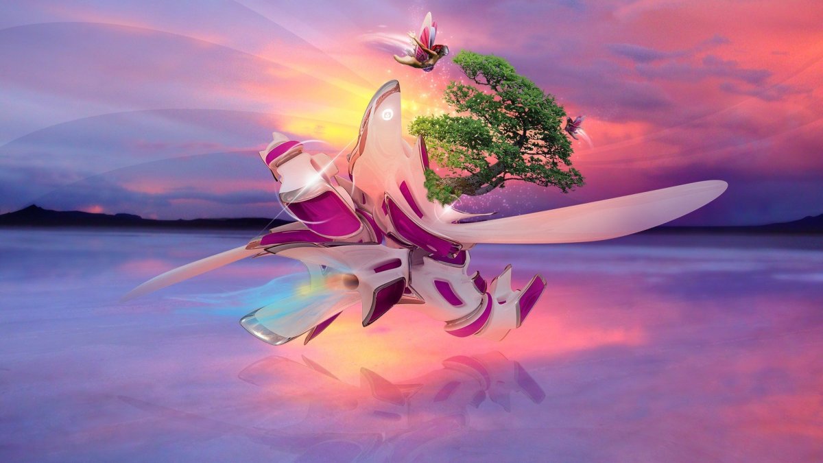 Цветы компьютерная Графика