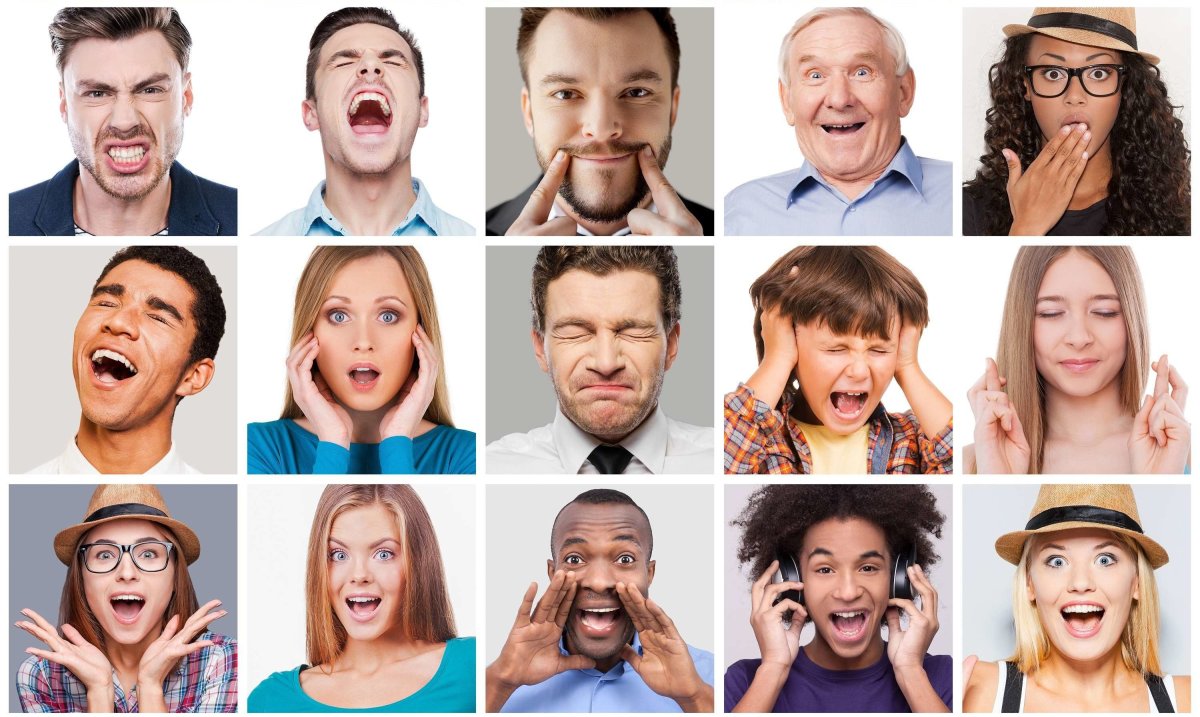 Разные эмоции человека